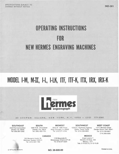 hermes engraver manual|new Hermes engraving machines manual.